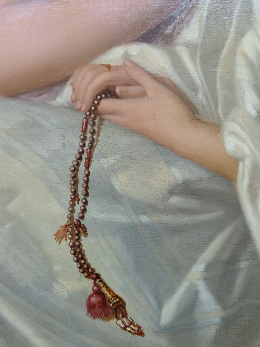 Orientalist School. Julius Starck, "boredom"-photo-8