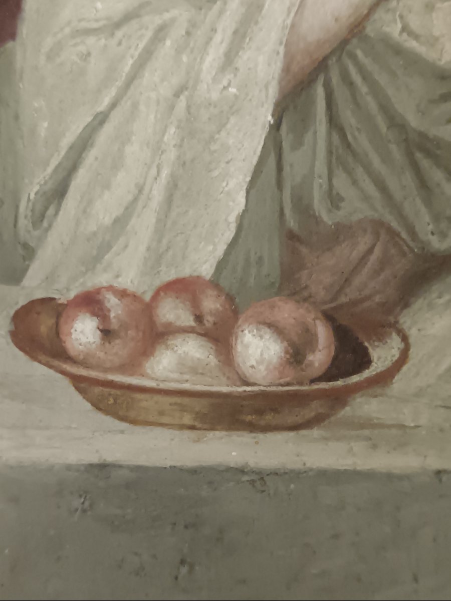 Charles Le Brun, Studio Drawing Of "the Holy Family: The Meal In Joseph's Workshop"-photo-2