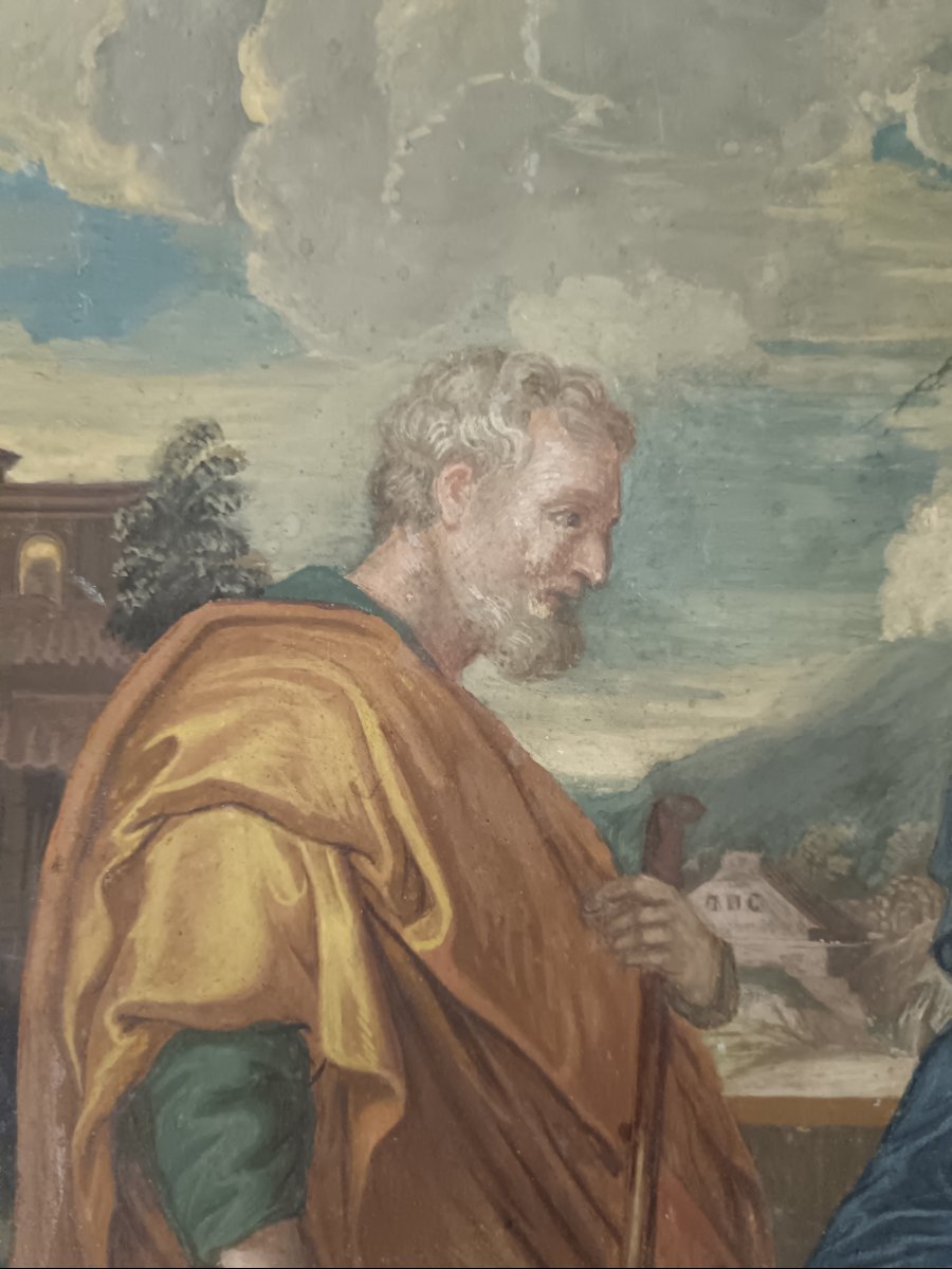 Charles Le Brun, Studio Drawing Of "the Holy Family: The Meal In Joseph's Workshop"-photo-8