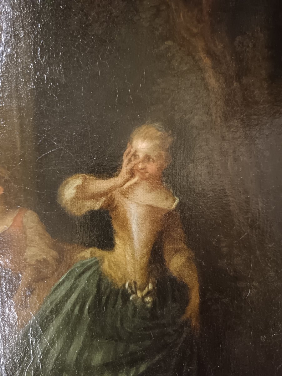 Jean-baptiste Pater, From The Studio Of. "the Invitation To The Dance"-photo-4