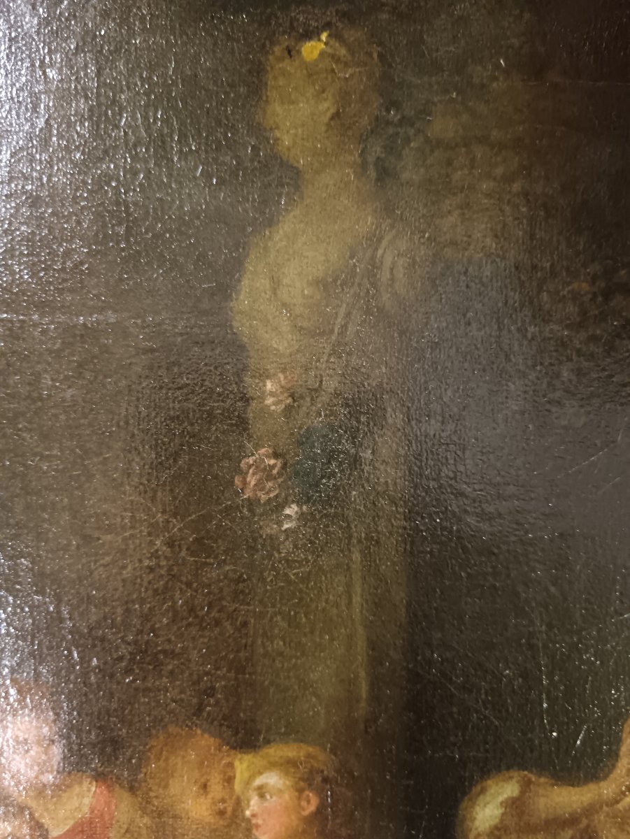 Jean-baptiste Pater, From The Studio Of. "the Invitation To The Dance"-photo-8