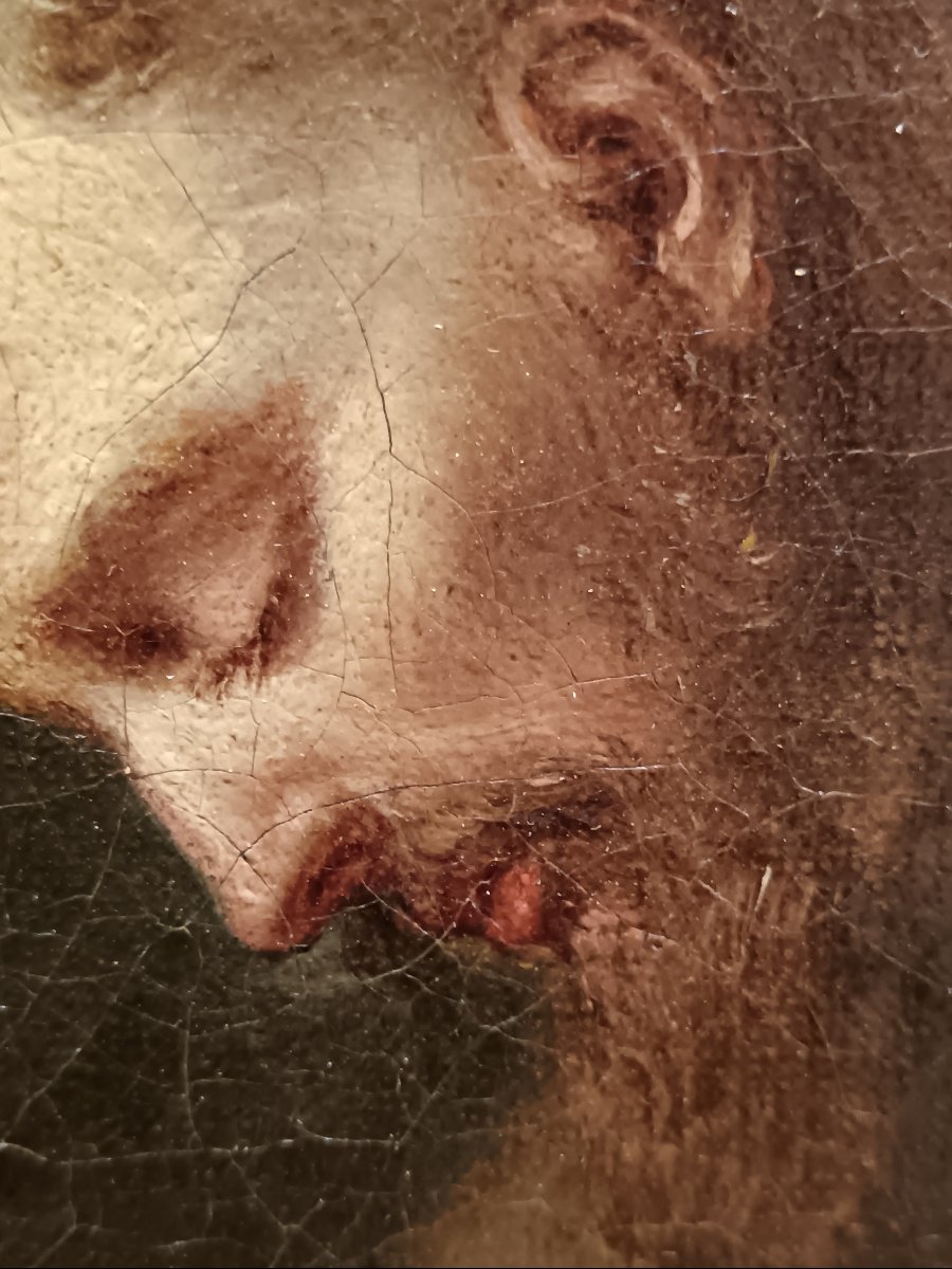 Nicolas Mignard atelier de. "la pénitence de Saint François"-photo-1