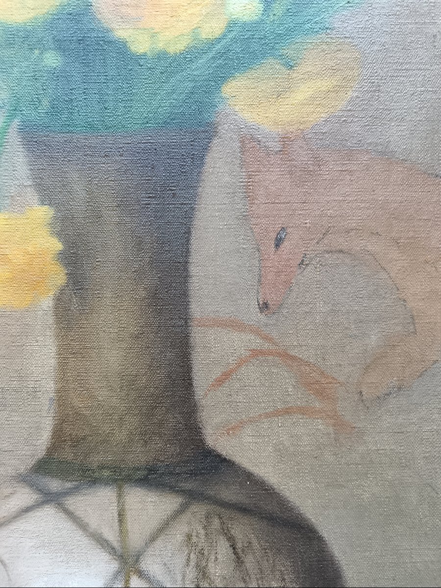 Painters Of Toulouse. Marguerite Ymart, "the Buttercups And The Fox"-photo-8