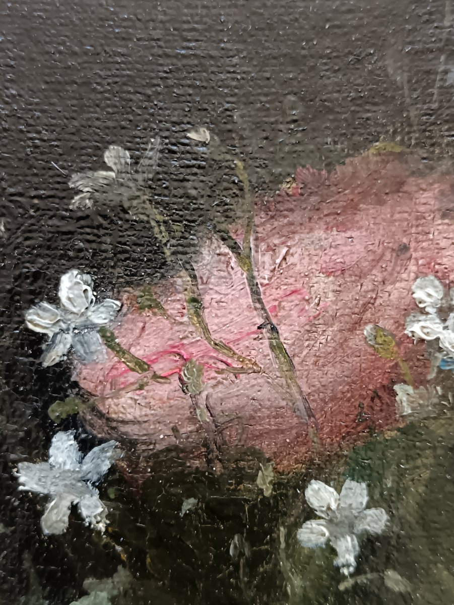 Alfred Benoît Caillaud "Bouquet champêtre"-photo-5