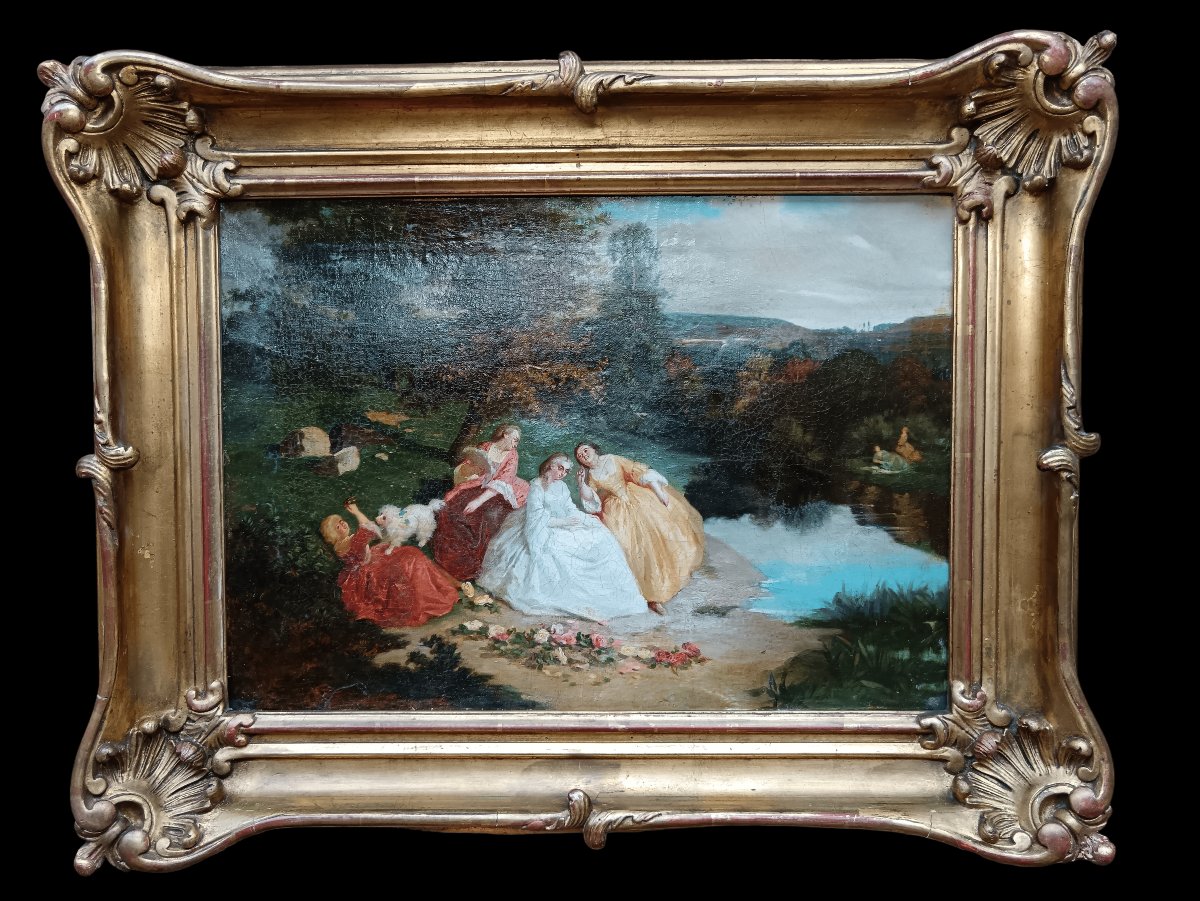 Ecole néoclassique "Confidences champêtres"