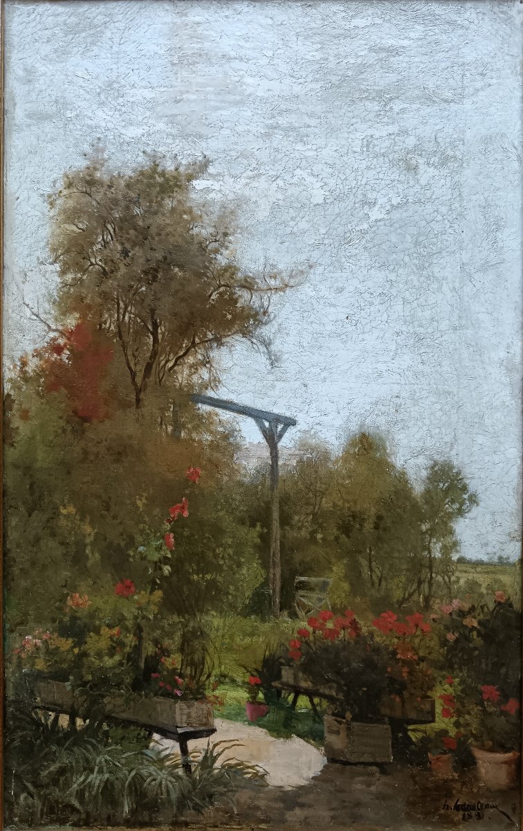 Hector Hanoteau, "a Little Corner Of My Garden"-photo-2