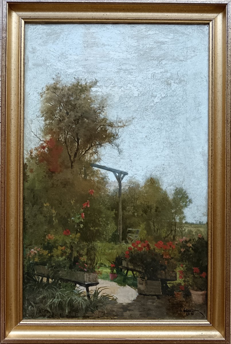 Hector Hanoteau, "a Little Corner Of My Garden"