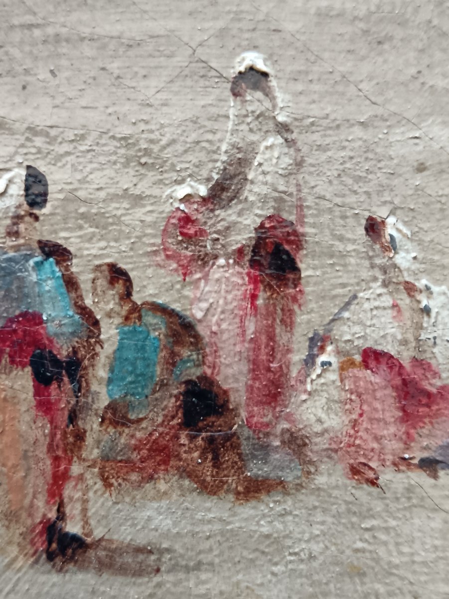 Lucien Lapeyre "retour de pêche sur le quai des Esclavons à Venise"-photo-3