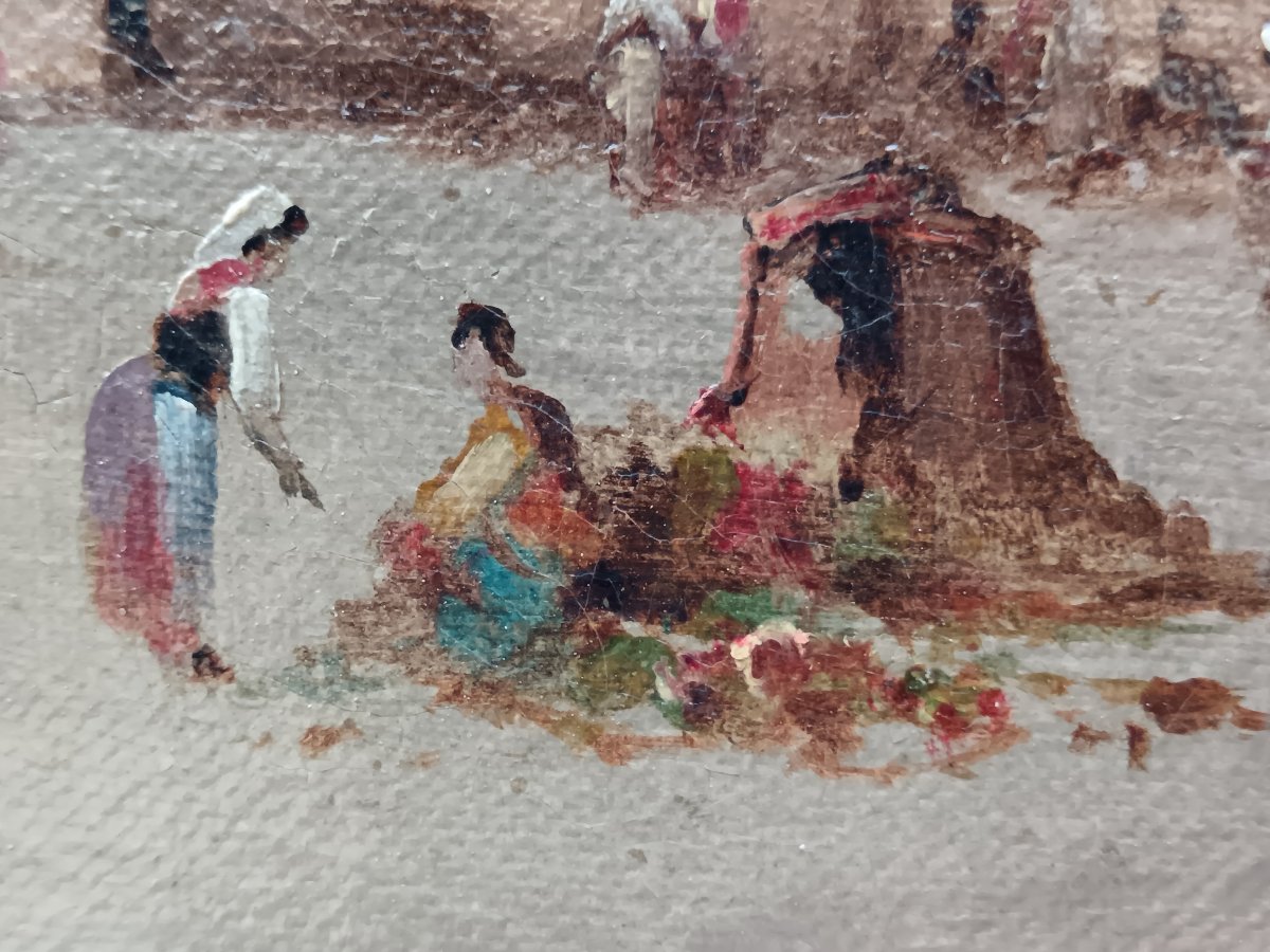 Lucien Lapeyre "retour de pêche sur le quai des Esclavons à Venise"-photo-5