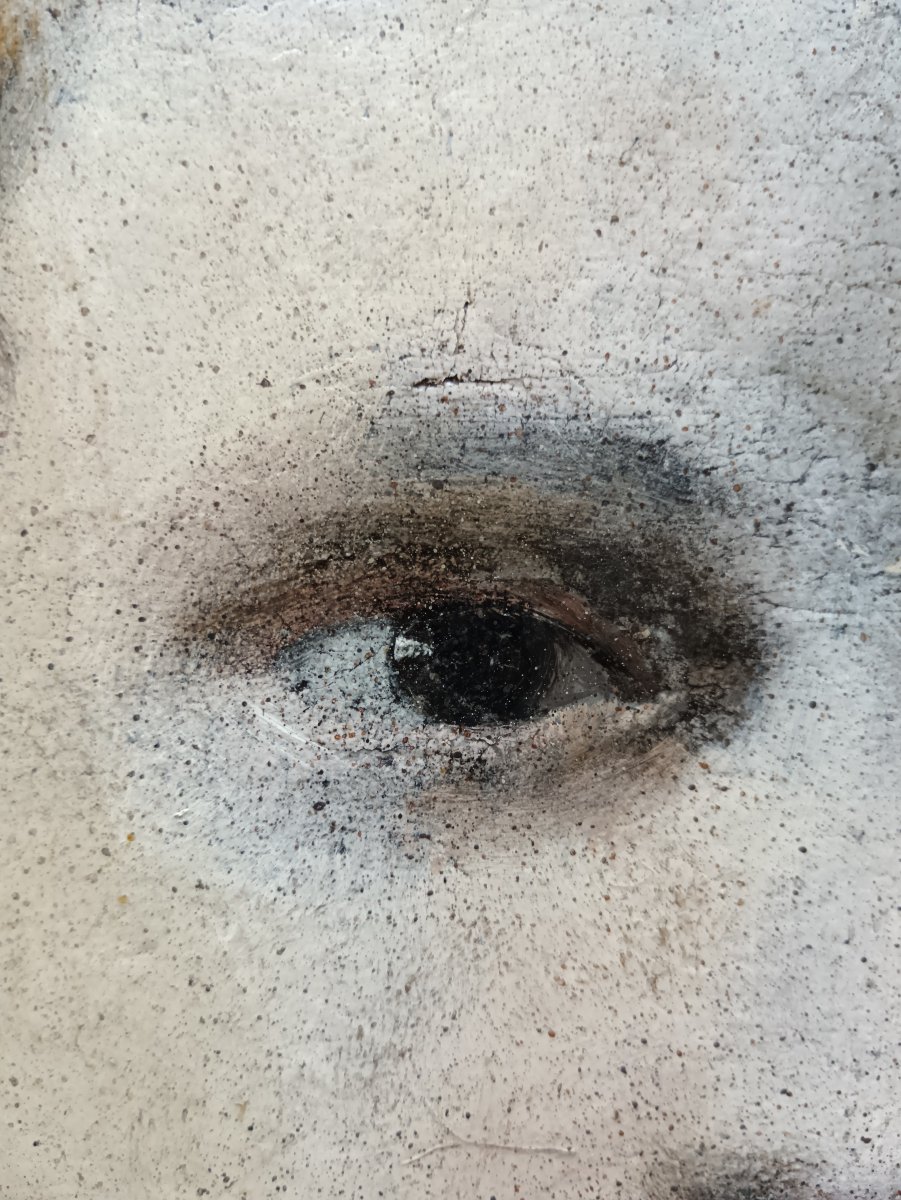 Ecole italienne du XVIIe siècle "portrait de femme en Sainte Catherine d'Alexandrie"-photo-6