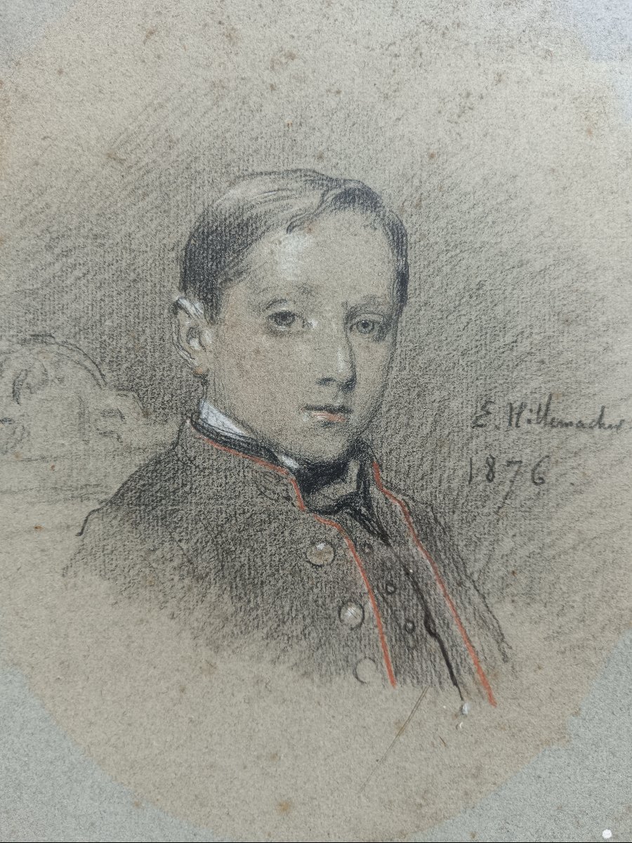 Eugène-ernest Hillemacher, "the Distinguished Student With The Red Trim"-photo-4