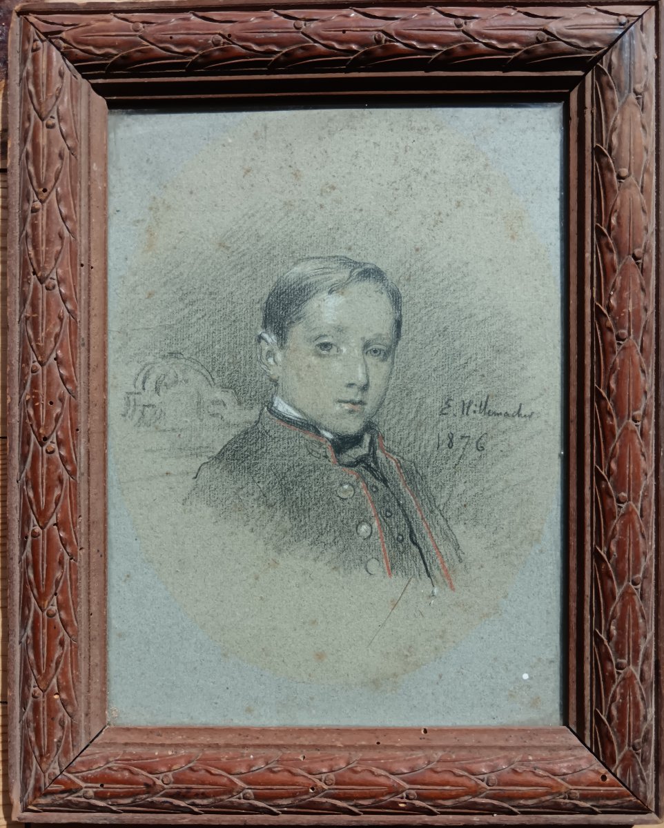 Eugène-ernest Hillemacher, "the Distinguished Student With The Red Trim"