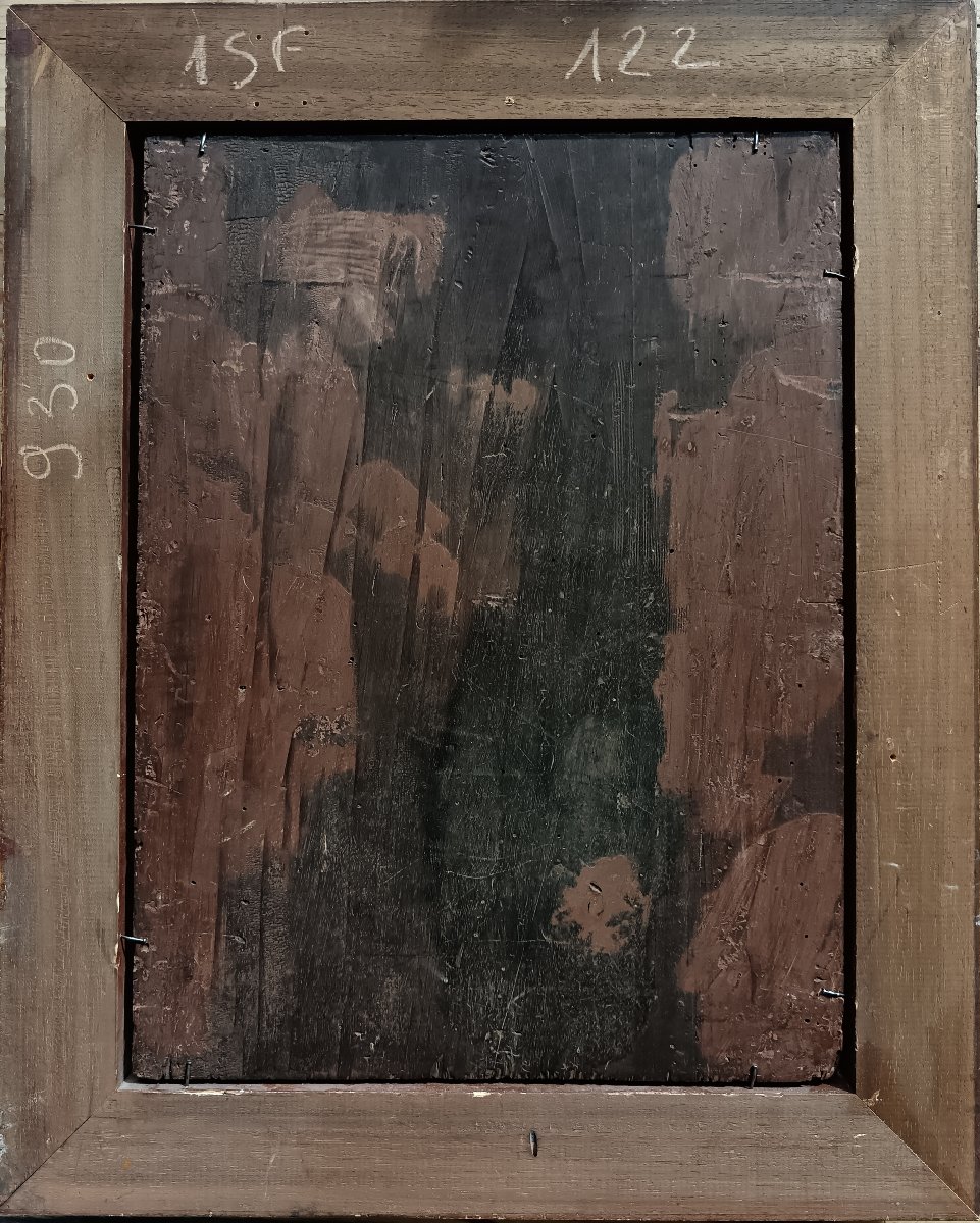 Ecole italienne du XVIII ème siècle "Vierge à l'Enfant"-photo-1