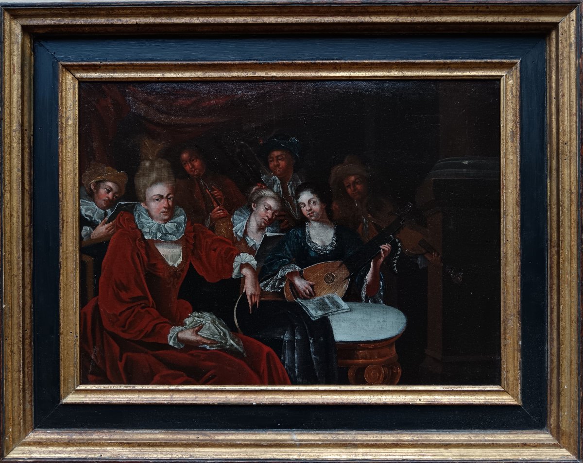 Attribué à Peter Jacob Horemans "le Concert galant"