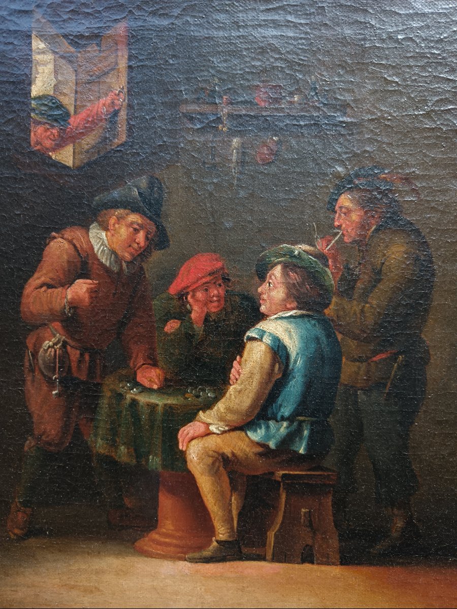 Workshop Of David Teniers The Younger, "the Deceived Party"-photo-4