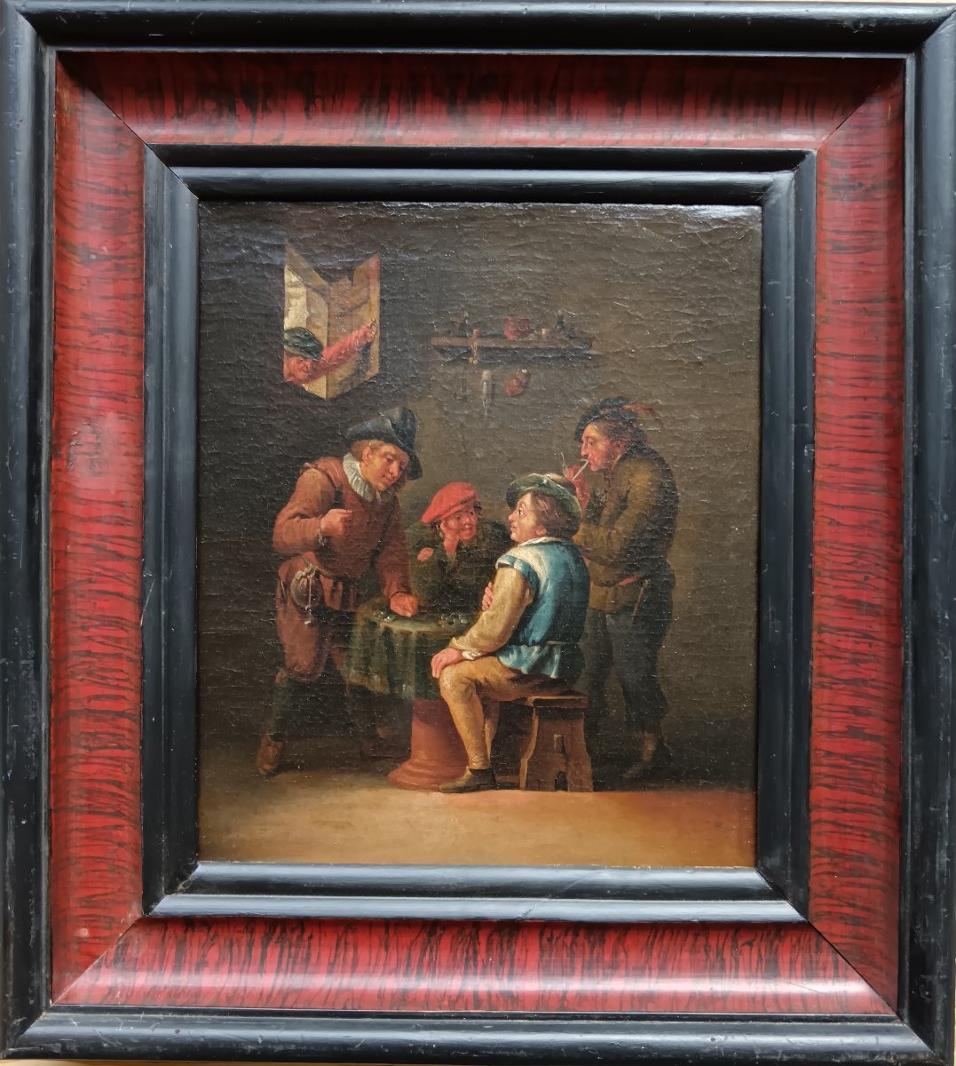 Workshop Of David Teniers The Younger, "the Deceived Party"-photo-5