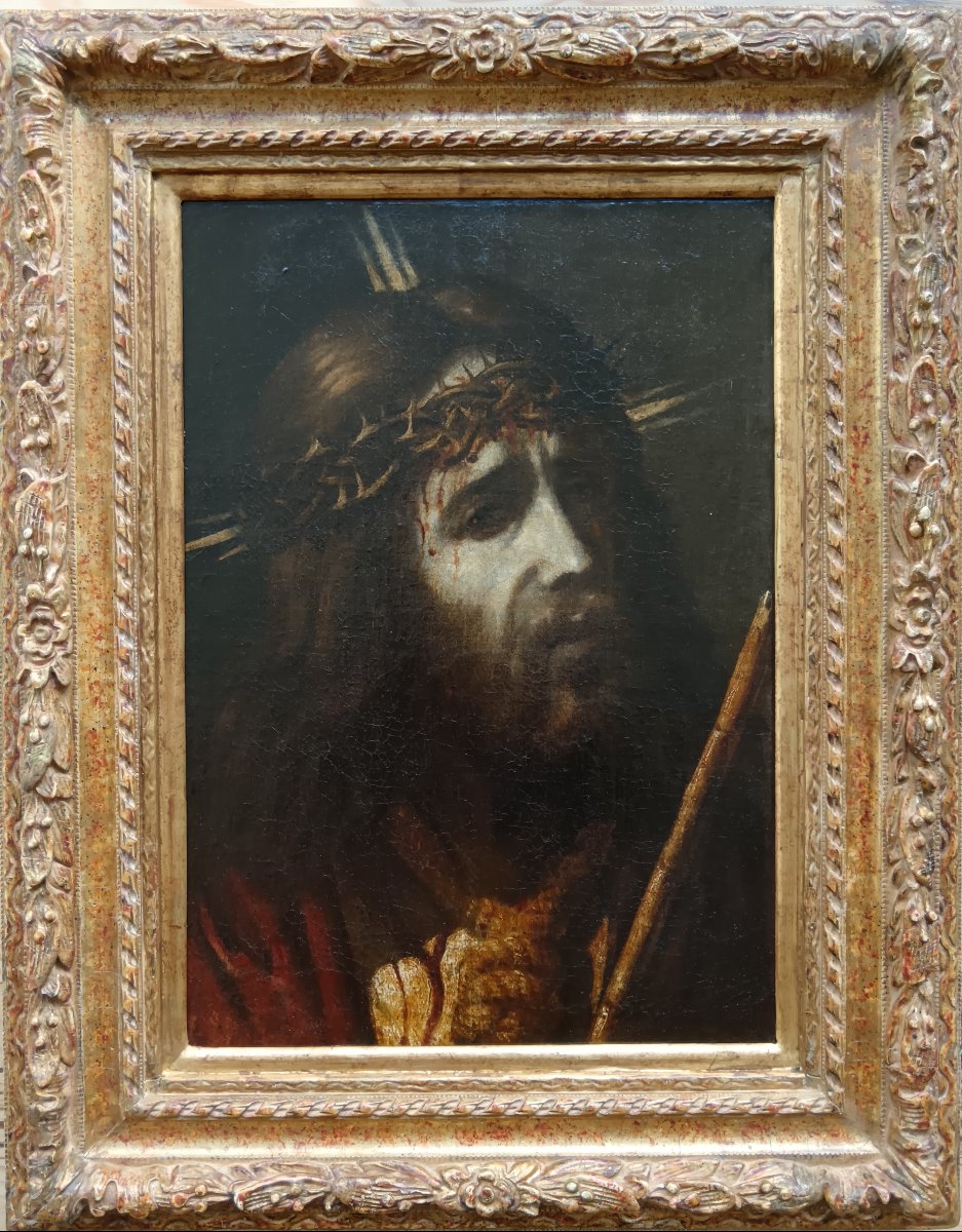 17th-century Spanish School, "christ Of Sorrows, Ecce Homo"