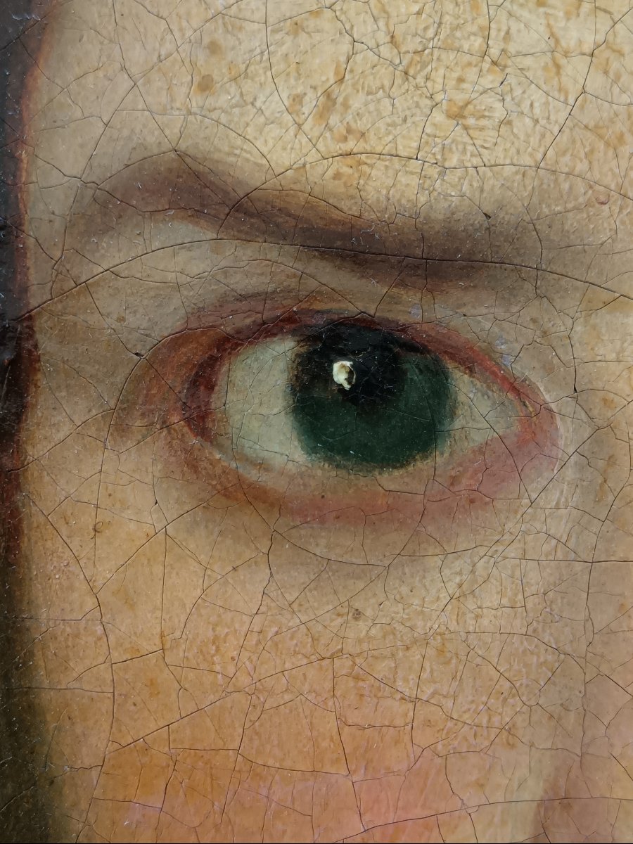 Portrait Painter And Student Of David, "portrait Of The Handsome Emile"-photo-3