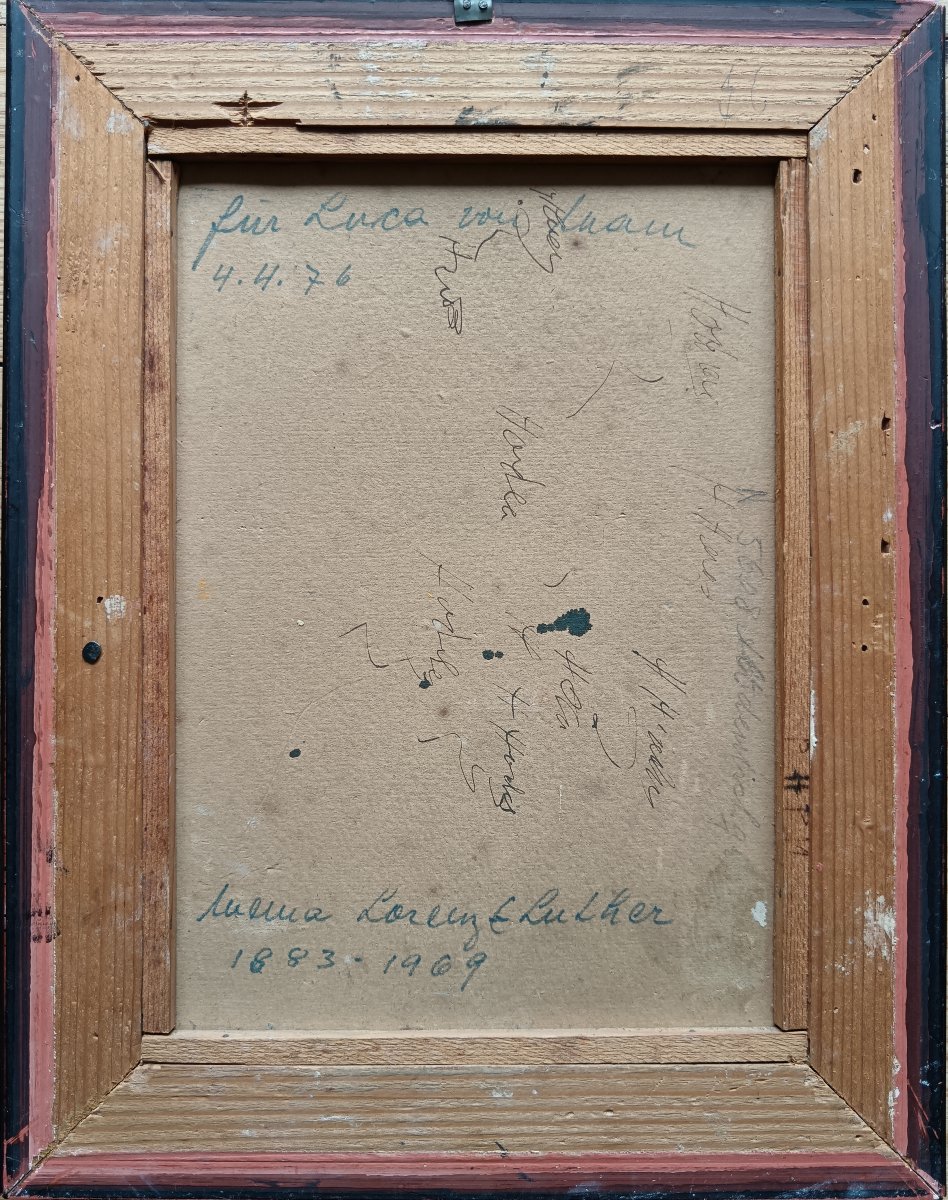 Ecole expressionniste suisse. Dora Hauth "portrait d'Anna Lorenz-Lüscher"-photo-1
