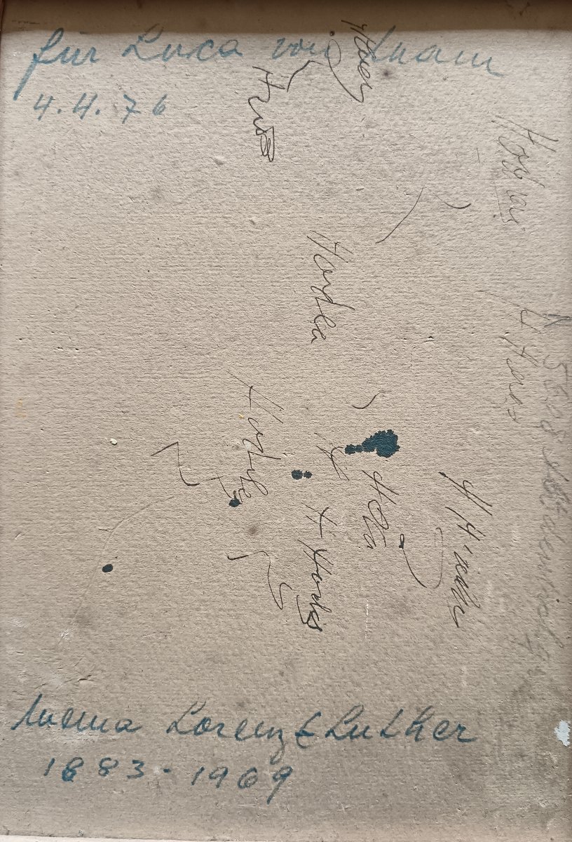 Ecole expressionniste suisse. Dora Hauth "portrait d'Anna Lorenz-Lüscher"-photo-2