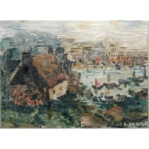 Breton School "boats In Port"