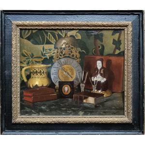 Nature morte "Profitons du temps qui passe"