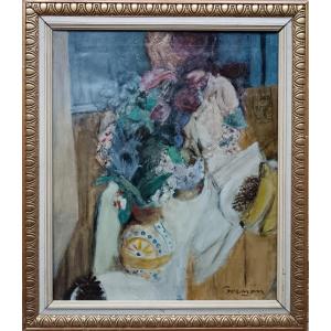 Jean-Pierre Germain "bouquet de fleurs foisonnant"