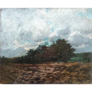 Barbizon School "the Little Grove Between Heaven And Earth"