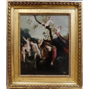 Pierre Brebiette Attributed To "the Rest During The Flight Into Egypt"