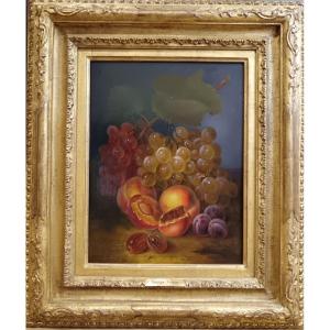 Ecole américaine. George E. Forster "le festin de la guêpe"