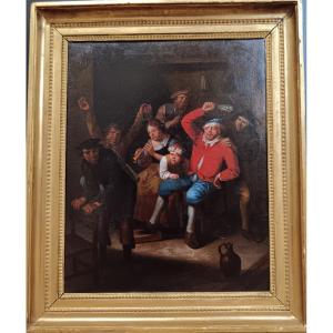 Joos Van Craesbeeck attribué à "l'ivresse joyeuse"