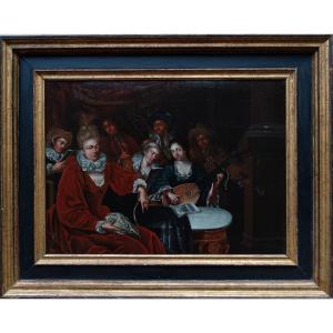Attribué à Peter Jacob Horemans "le Concert galant"