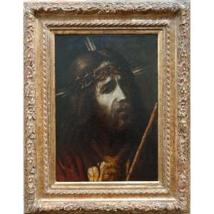 17th-century Spanish School, "christ Of Sorrows, Ecce Homo"