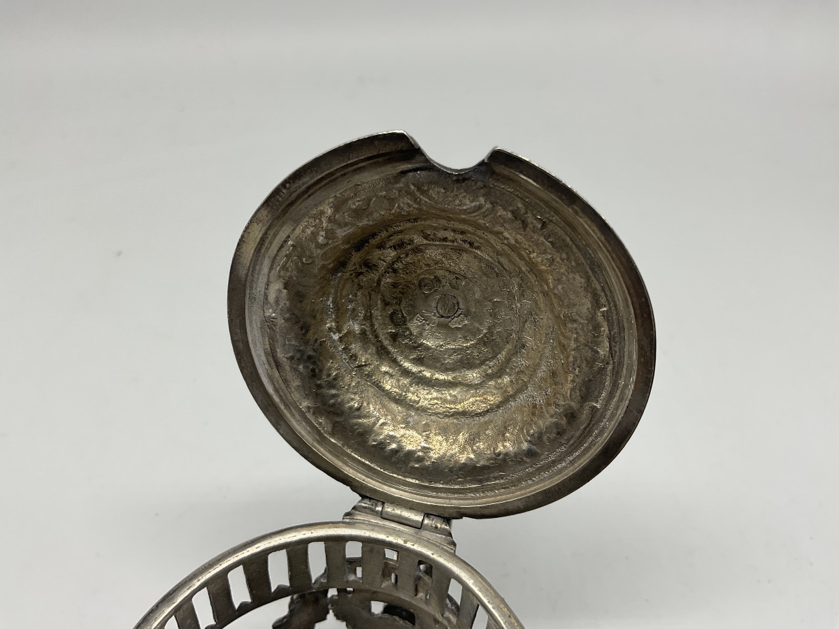 Moutardier En Argent XVIIIème,paris 1776/1777.-photo-2