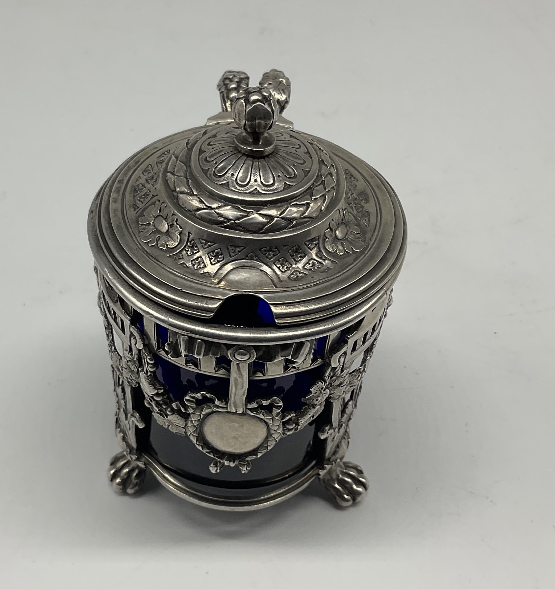 Moutardier En Argent XVIIIème,paris 1776/1777.-photo-2