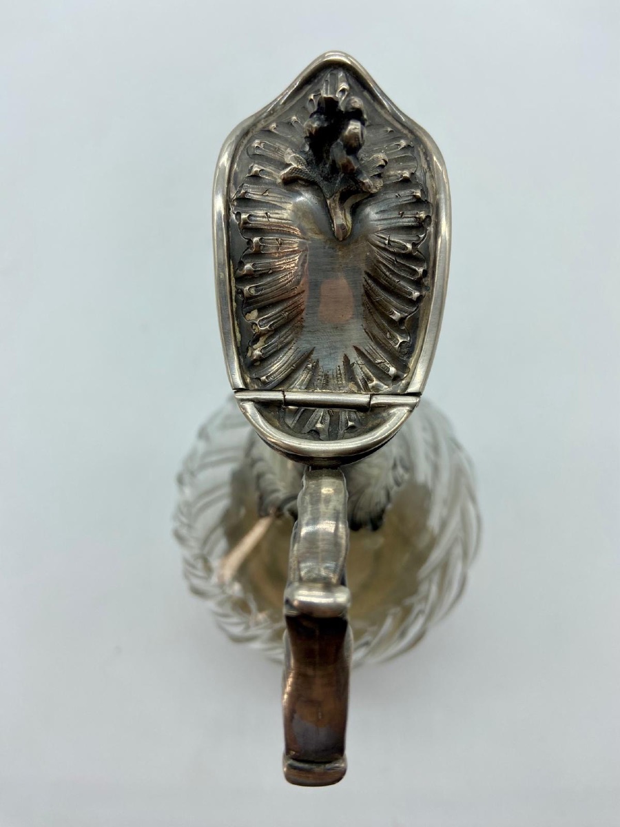Aiguière en Argent et Cristal 1900-photo-5