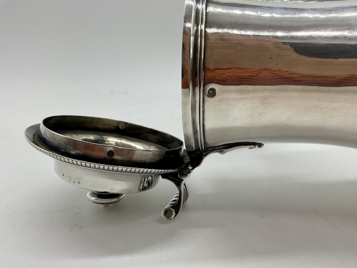 Verseuse Tripode en Argent XVIII éme,Paris 1787.-photo-3