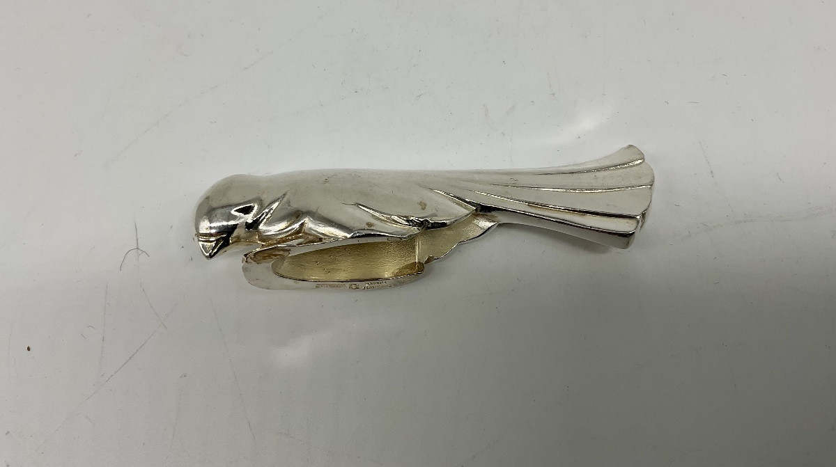 12 Portes couteaux animaliers Art Déco,Edouard SANDOZ ,Gallia ,Christofle.-photo-4