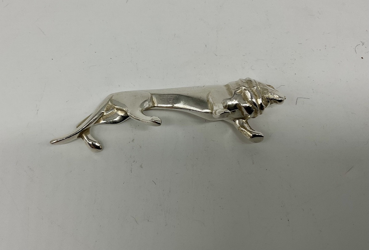 12 Portes couteaux animaliers Art Déco,Edouard SANDOZ ,Gallia ,Christofle.-photo-3