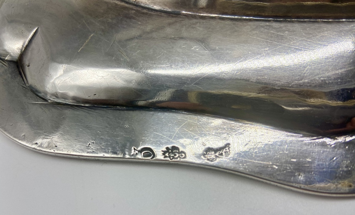 Plat de Service en Argent XVIII-photo-3