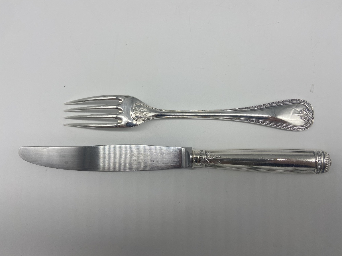 Ménagère Christofle, Malmaison ,142 Pieces .-photo-2