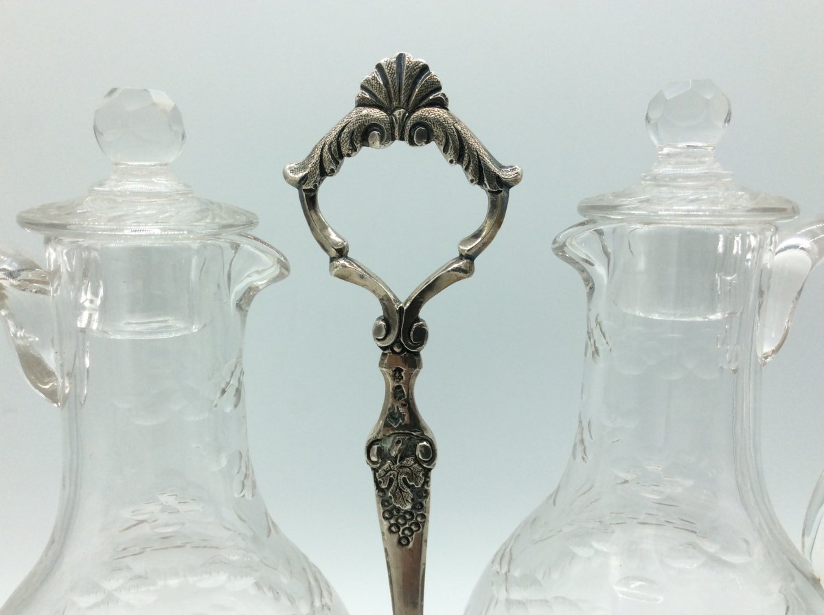Oil Cruet, Lille 1781, Goldsmith Desbouvry-photo-3