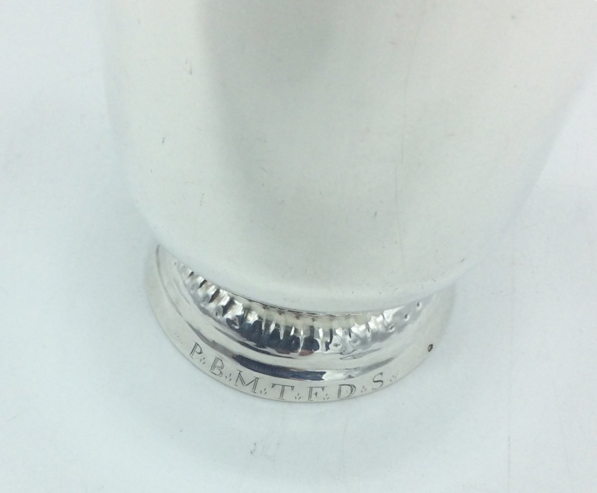 Timbale En Argent Massif, Paris 1786 -photo-3