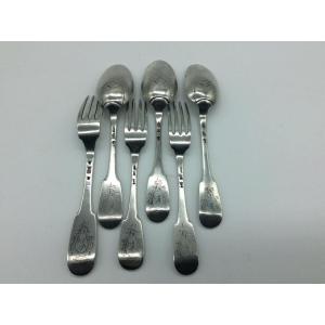3 Silver Cutlery Perpignan1778 