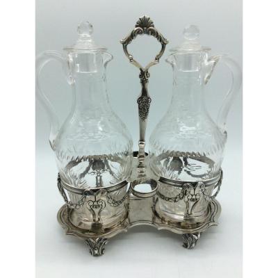 Oil Cruet, Lille 1781, Goldsmith Desbouvry