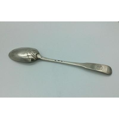 Silver Stew Spoon, Toulouse, 1751, Orfèvre Vinsac.