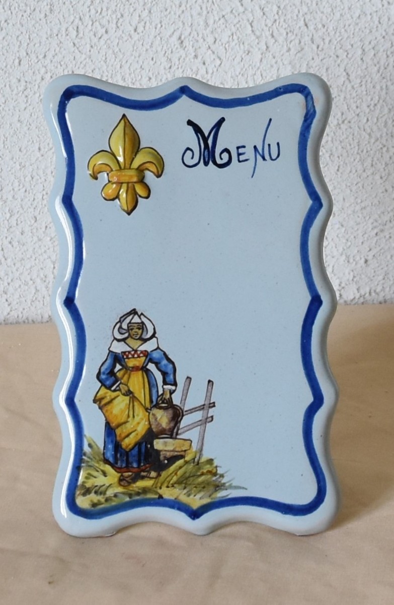 Quimper XIXeme Porquier Beau 