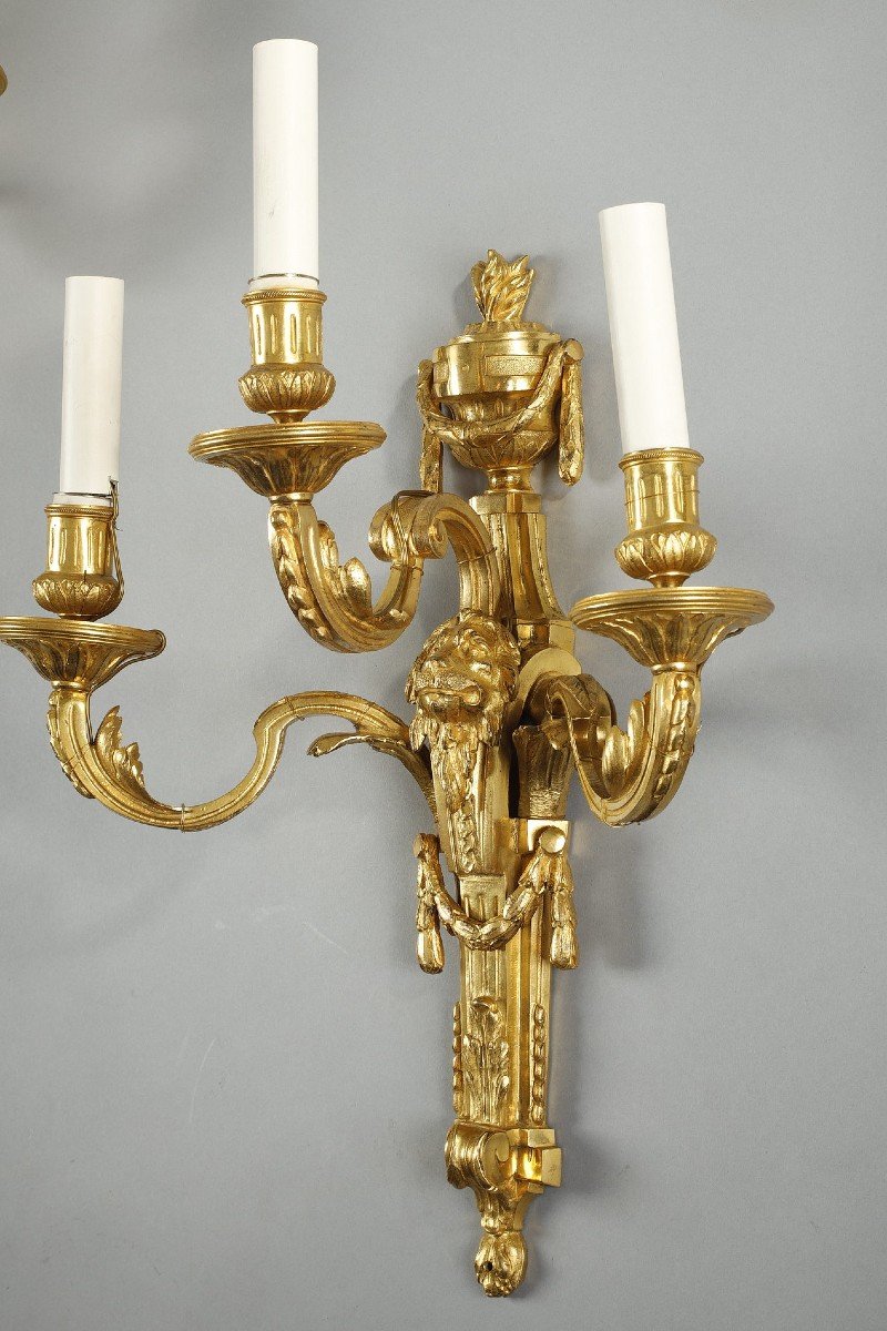 Large Pair Of Transition Period Sconces-photo-1