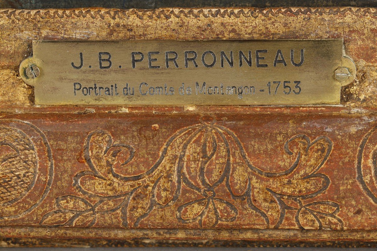 Portrait Of A Man Signed And Dated Perroneau Pxt 1753-photo-3