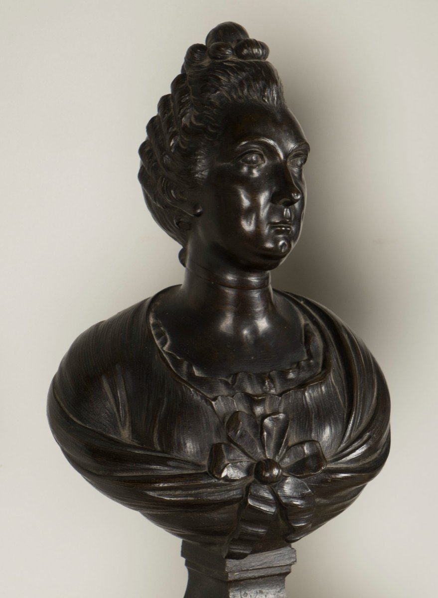 Bustes De Louis XV Et Marie Leszczynska-photo-2